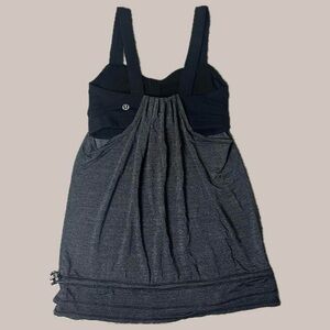 Lululemon Run Back on Track Black Yoga Tank Top